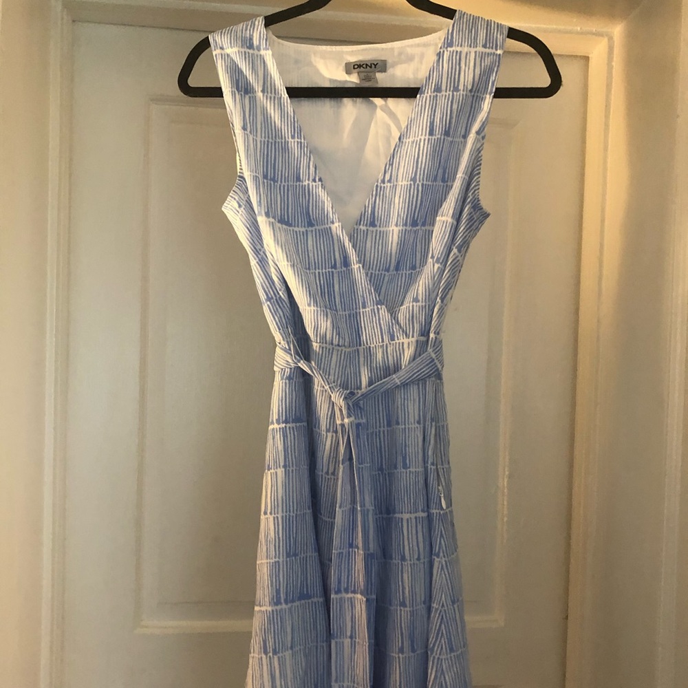 Beautiful blue a-line